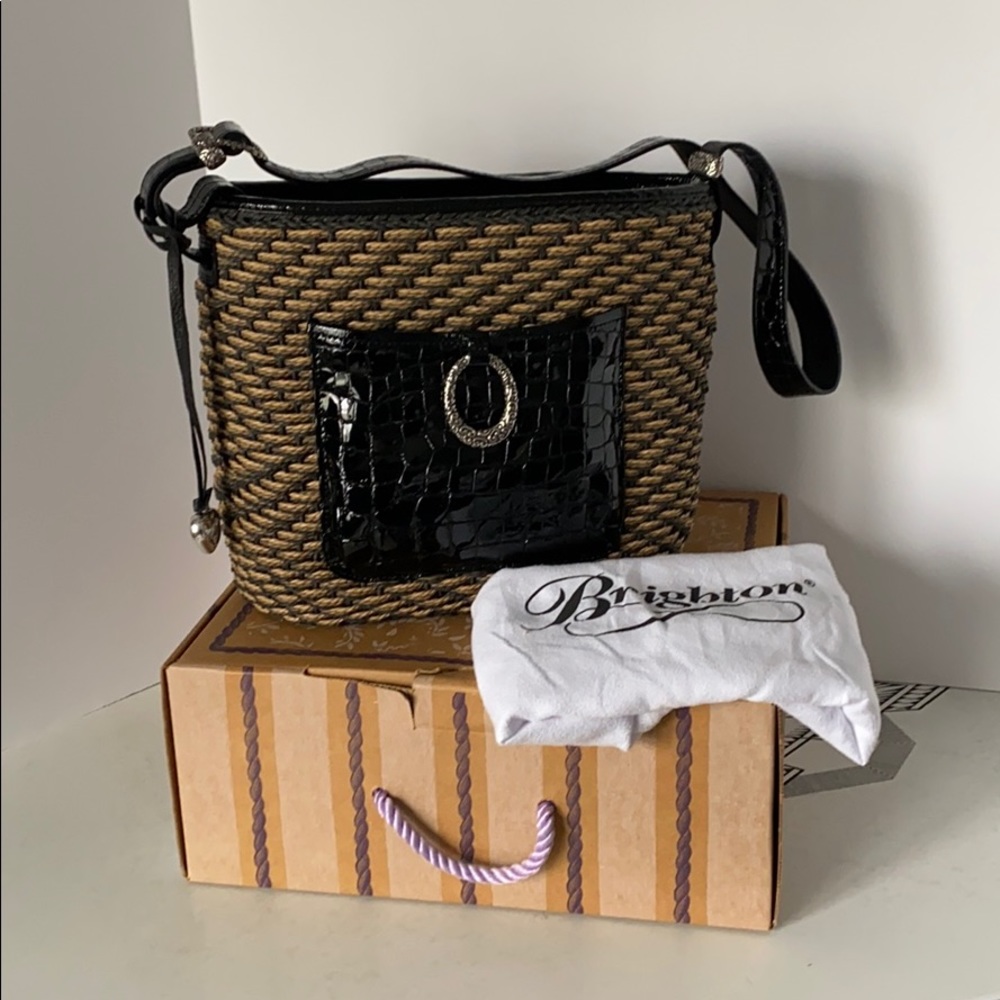 Brighton Straw Crossbody Bag
